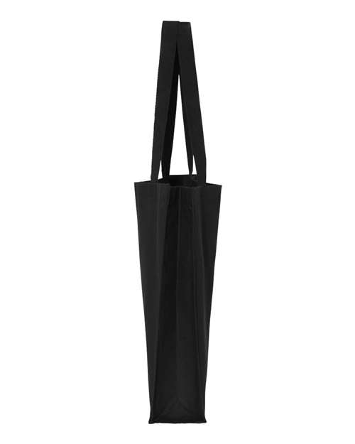 Q-Tees Q125300 14L Shopping Bag - Black - side