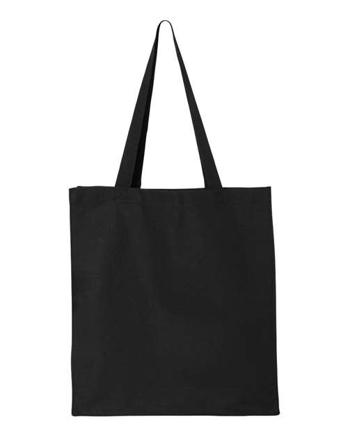 Q-Tees Q125300 14L Shopping Bag - Black - front