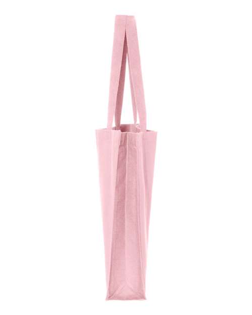Q-Tees Q125300 14L Shopping Bag - Light Pink - side