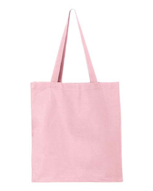 Q-Tees Q125300 14L Shopping Bag - Light Pink - front