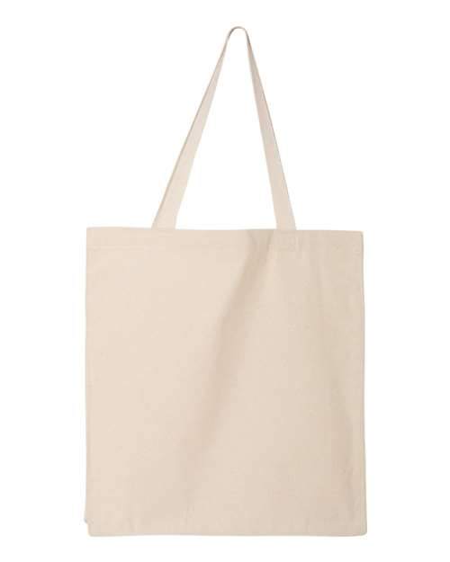Q-Tees Q125300 14L Shopping Bag - Natural - back