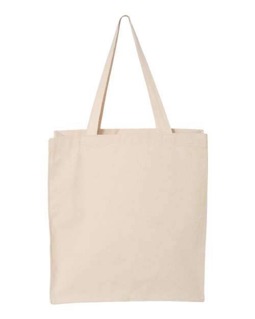 Q-Tees Q125300 14L Shopping Bag - Natural - front