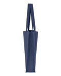 Q-Tees Q125300 14L Shopping Bag - Navy - side