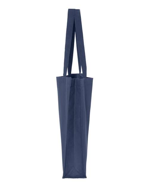 Q-Tees Q125300 14L Shopping Bag - Navy - side