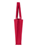 Q-Tees Q125300 14L Shopping Bag - Red - side