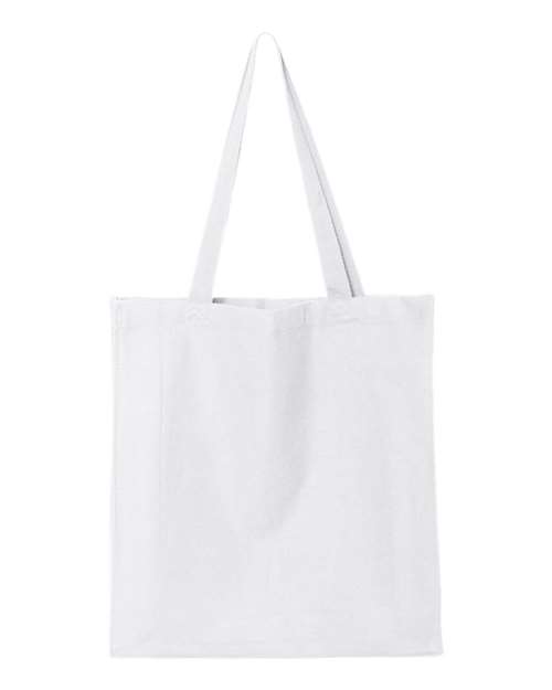 Q-Tees Q125300 14L Shopping Bag - White - back