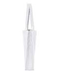 Q-Tees Q125300 14L Shopping Bag - White - side