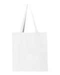 Q-Tees Q125300 14L Shopping Bag - White - front