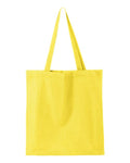 Q-Tees Q125300 14L Shopping Bag - Yellow - back