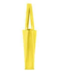 Q-Tees Q125300 14L Shopping Bag - Yellow - side