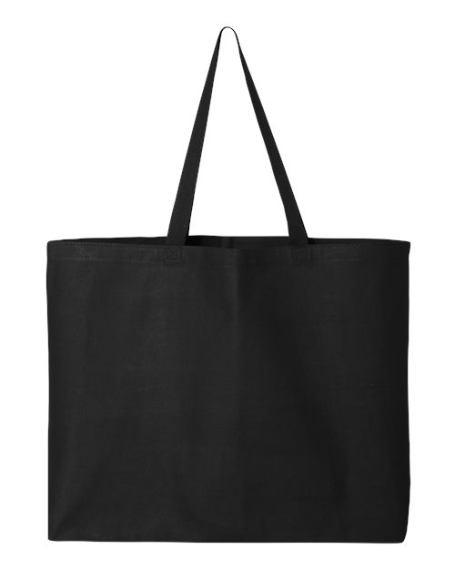 Q-Tees Q600 25L Jumbo Tote - Black - front