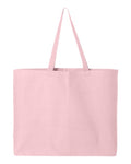 Q-Tees Q600 25L Jumbo Tote - Light Pink - back