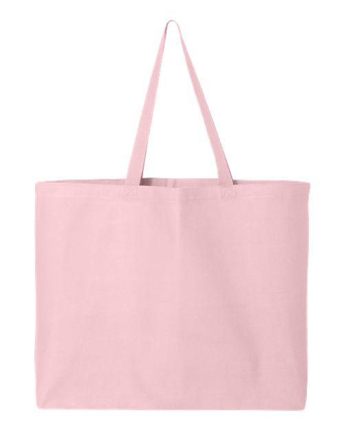 Q-Tees Q600 25L Jumbo Tote - Light Pink - front