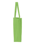 Q-Tees Q600 25L Jumbo Tote - Lime - side