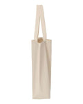Q-Tees Q600 25L Jumbo Tote - Natural - side