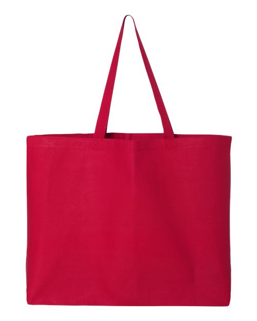 Q-Tees Q600 25L Jumbo Tote - Red - back