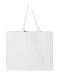 Q-Tees Q600 25L Jumbo Tote - White - back