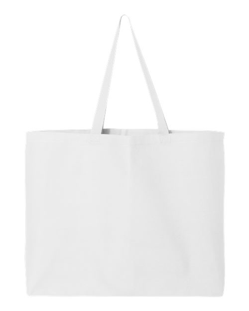 Q-Tees Q600 25L Jumbo Tote - White - front