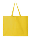 Q-Tees Q600 25L Jumbo Tote - Yellow - front