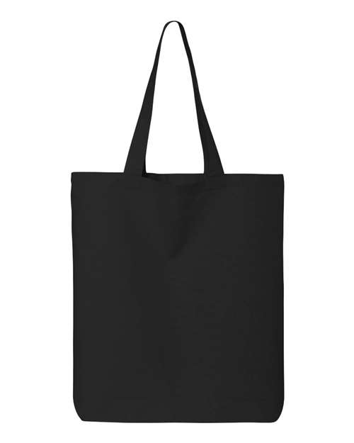 Q-Tees QTBG 12L Economical Tote - Black - back