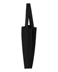Q-Tees QTBG 12L Economical Tote - Black - side