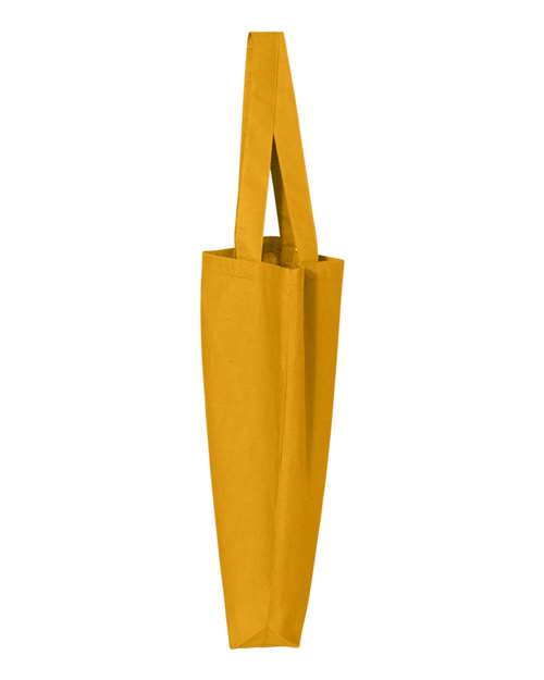 Q-Tees QTBG 12L Economical Tote - Gold - side