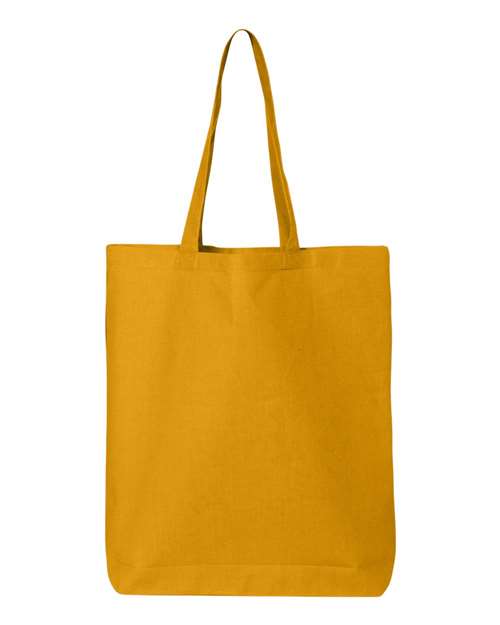 Q-Tees QTBG 12L Economical Tote - Gold - front