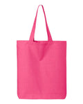 Q-Tees QTBG 12L Economical Tote - Hot Pink - back