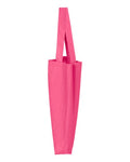 Q-Tees QTBG 12L Economical Tote - Hot Pink - side