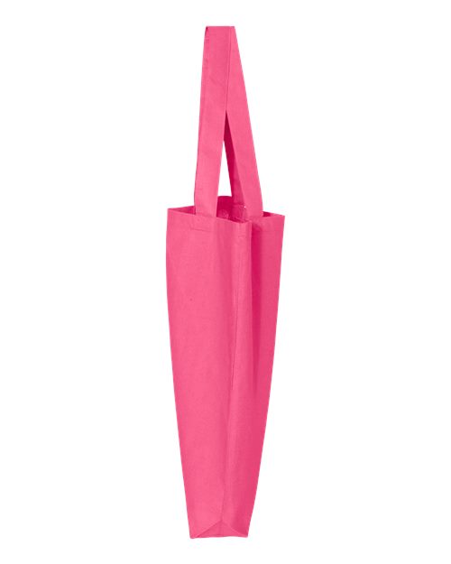Q-Tees QTBG 12L Economical Tote - Hot Pink - side