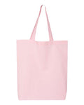 Q-Tees QTBG 12L Economical Tote - Light Pink - back