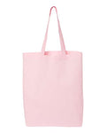 Q-Tees QTBG 12L Economical Tote - Light Pink - front