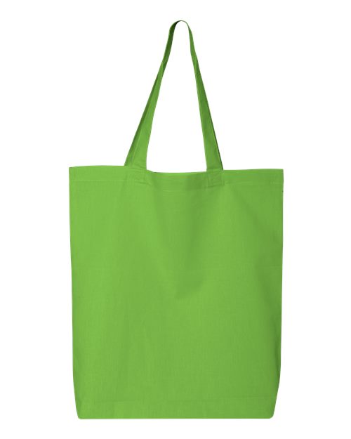 Q-Tees QTBG 12L Economical Tote - Lime - back
