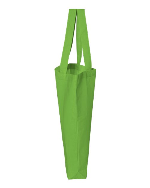Q-Tees QTBG 12L Economical Tote - Lime - side