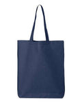 Q-Tees QTBG 12L Economical Tote - Navy - front