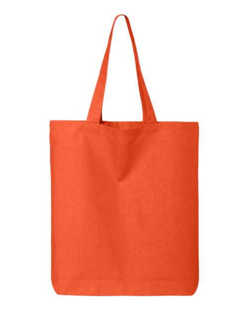 Q-Tees QTBG 12L Economical Tote - Orange - back