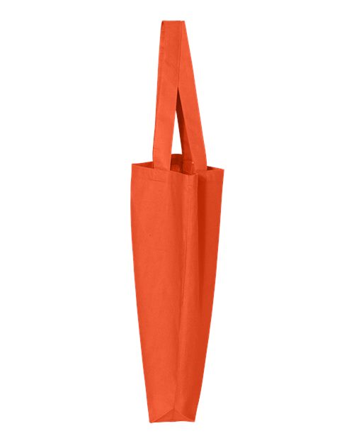 Q-Tees QTBG 12L Economical Tote - Orange - side