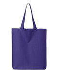 Q-Tees QTBG 12L Economical Tote - Purple - back