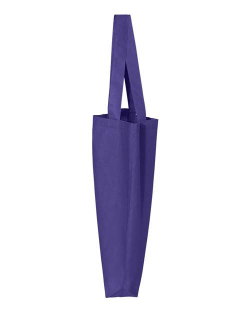 Q-Tees QTBG 12L Economical Tote - Purple - side