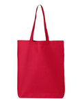 Q-Tees QTBG 12L Economical Tote - Red - front
