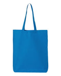 Q-Tees QTBG 12L Economical Tote - Sapphire - front