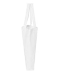 Q-Tees QTBG 12L Economical Tote - White - side