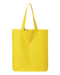 Q-Tees QTBG 12L Economical Tote - Yellow - back
