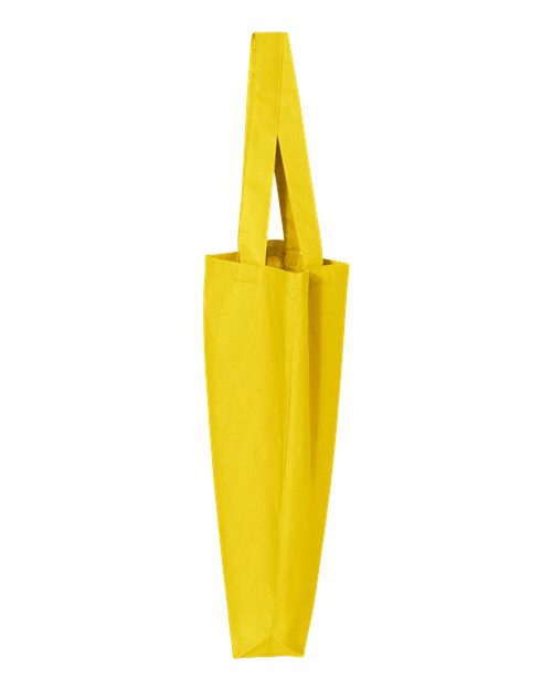 Q-Tees QTBG 12L Economical Tote - Yellow - side