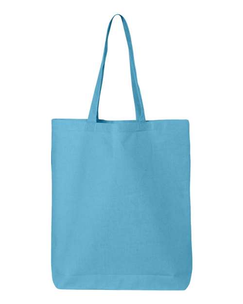 Q-Tees QTBG 12L Economical Tote - Turquoise - front