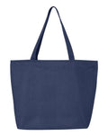 Q-Tees Q611 25L Zippered Tote - Navy - front