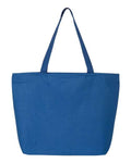 Q-Tees Q611 25L Zippered Tote - Royal - back