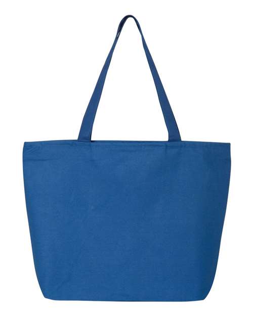 Q-Tees Q611 25L Zippered Tote - Royal - back
