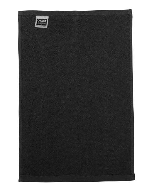 Q-Tees T18 Budget Rally Towel - Black - back