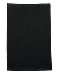 Q-Tees T18 Budget Rally Towel - Black - front